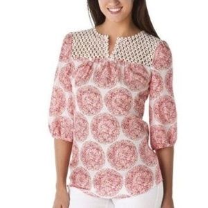 Calypso St. Barth for Target 100% Silk Blouse xs